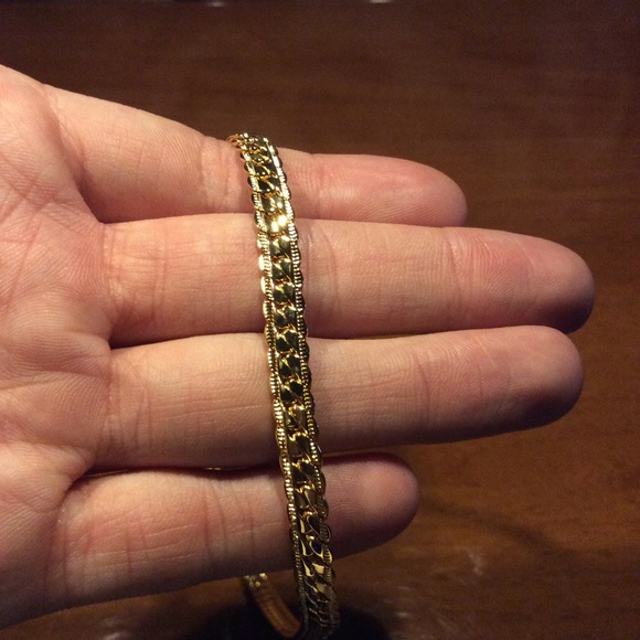 Mens "Jax" 18K REAL Gold Plated 6mm Curb Chain - Picture 8 of 8